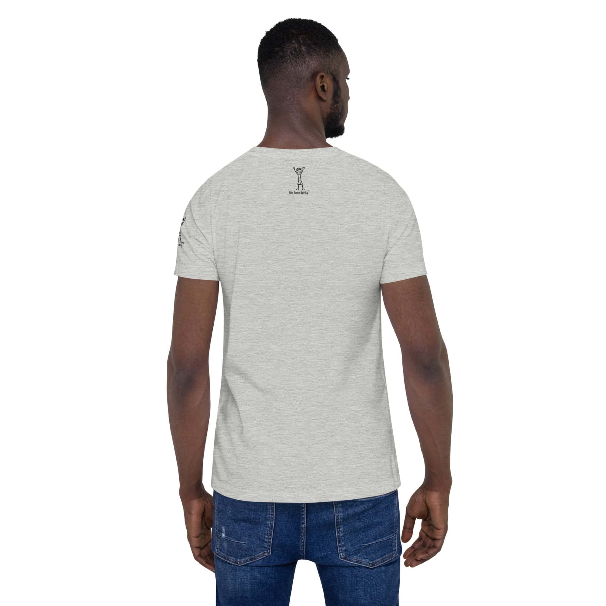 Built on love. Held together by snacks. — This Famn Damily™ Unisex Tee - Image 4