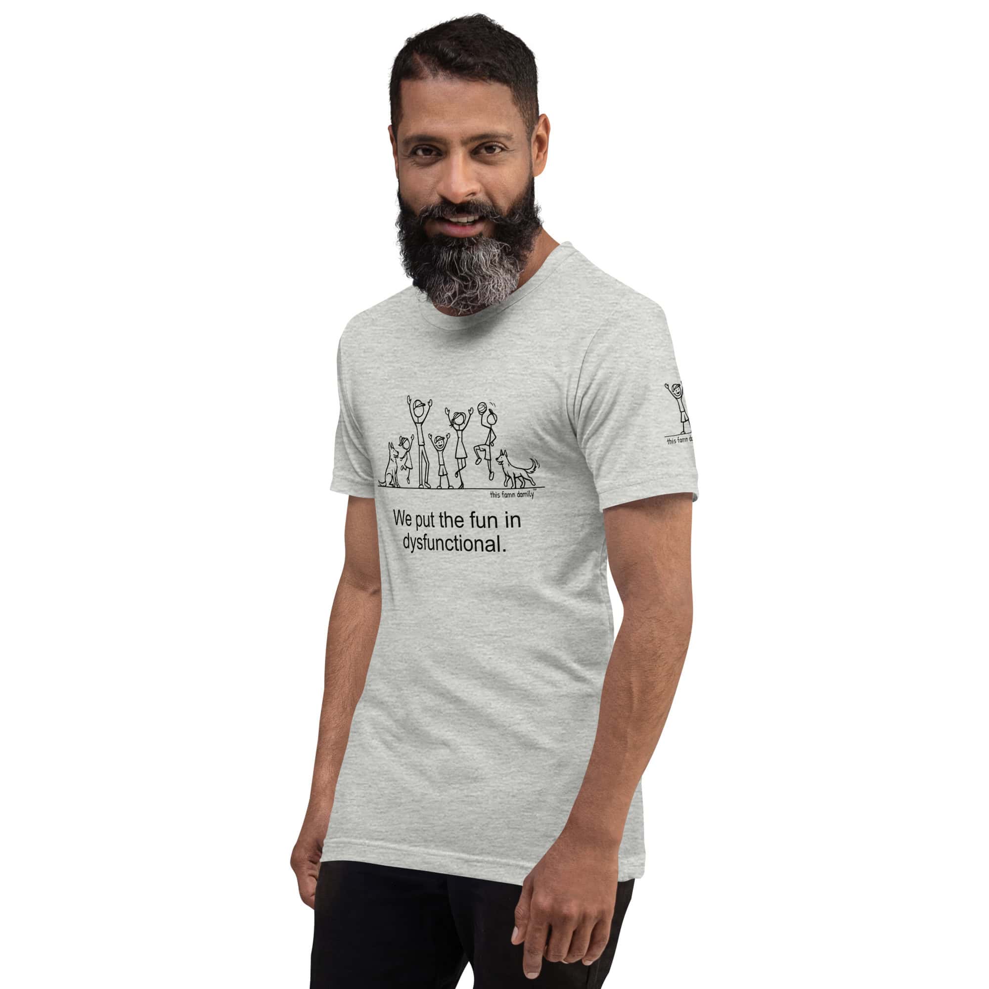 We put the fun in dysfunctional. — This Famn Damily™ Unisex Tee - Image 2