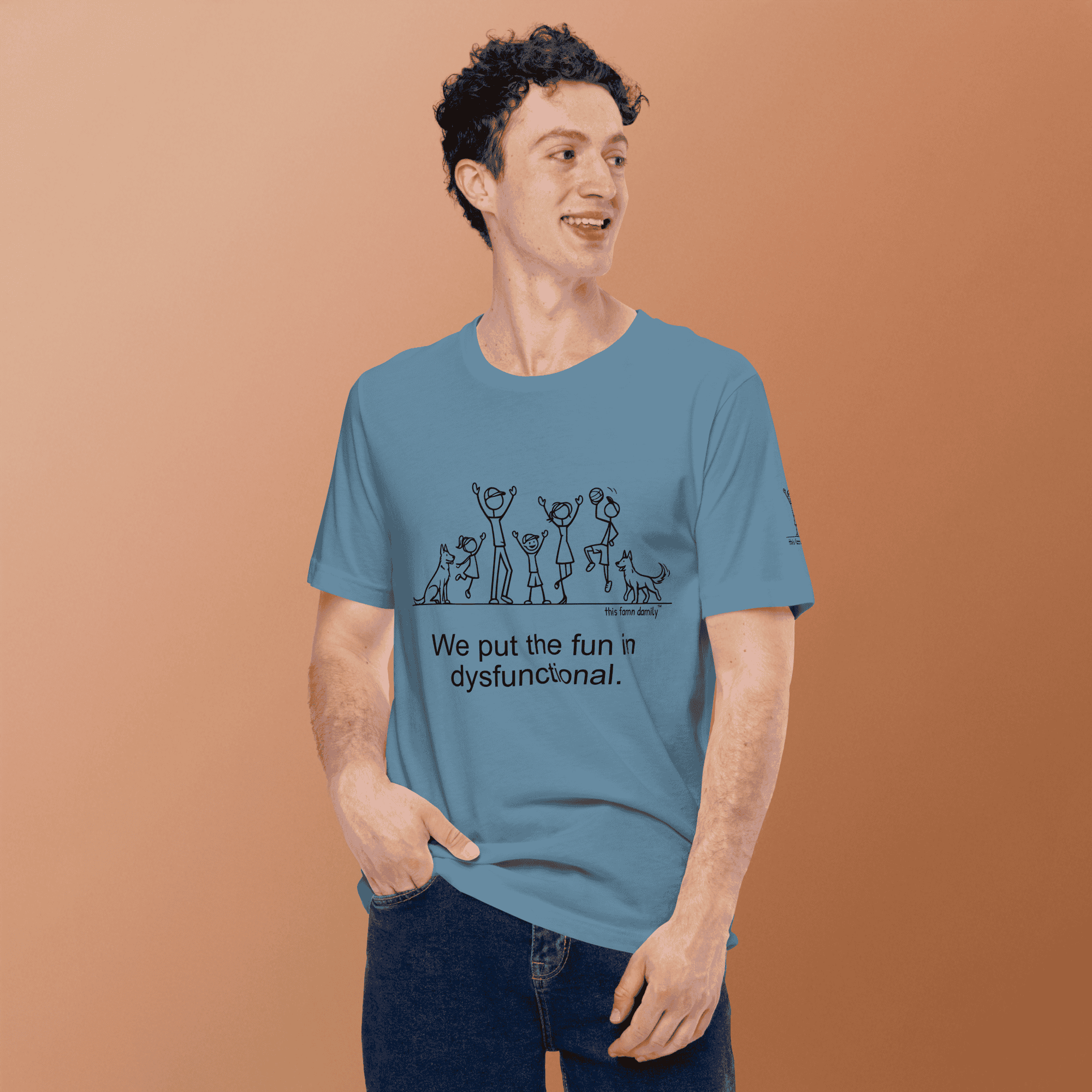 We put the fun in dysfunctional. — This Famn Damily™ Unisex Tee - Image 5
