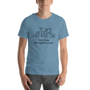 Built on love. Held together by snacks. — This Famn Damily™ Unisex Tee