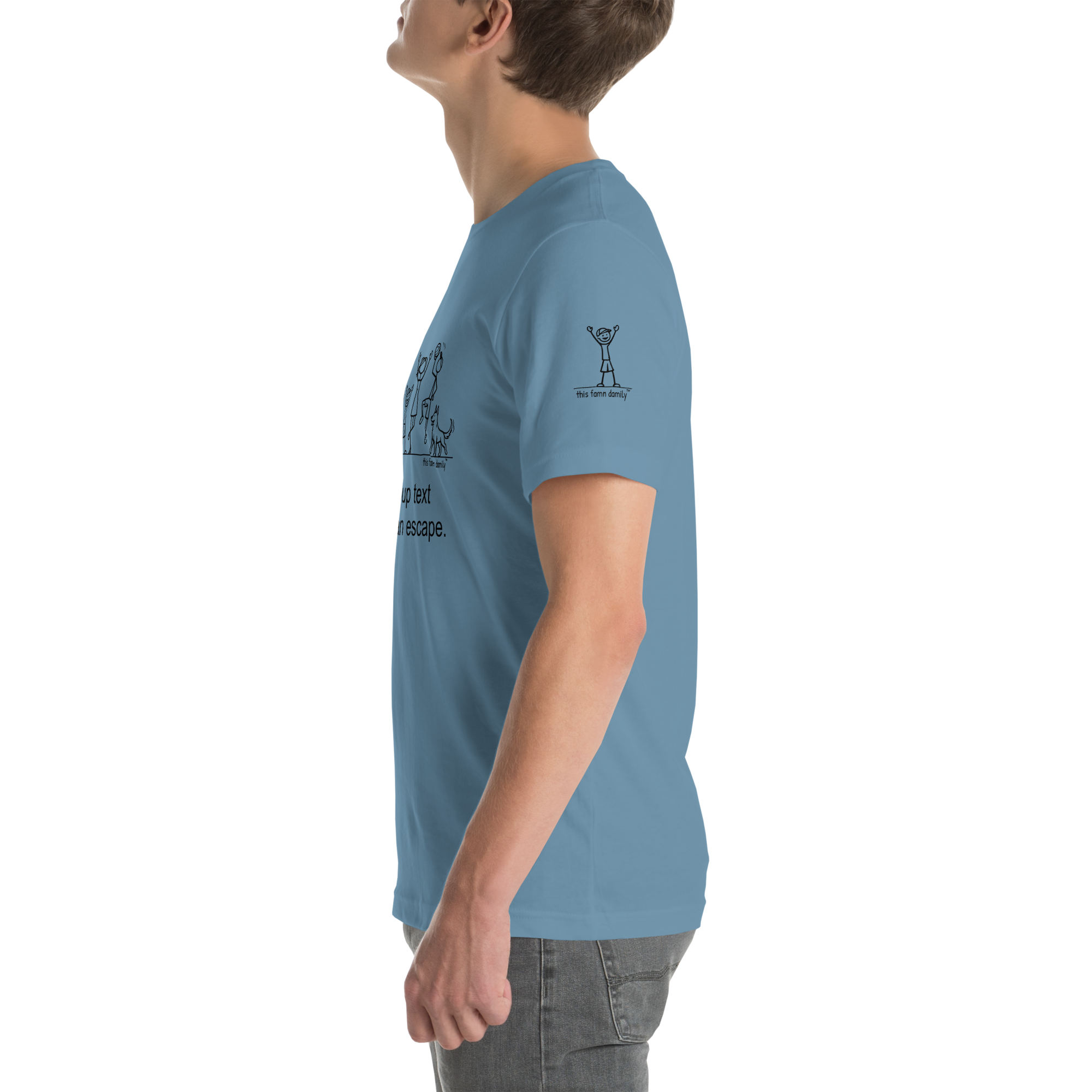 The group text nobody can escape. — This Famn Damily™ Unisex Tee - Image 3